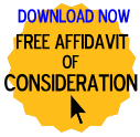 Free Affidavit of Consideration Form