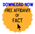 Free Affidavit of Fact Form