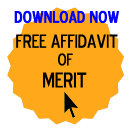 Free Affidavit of Merit Form