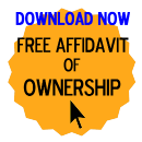 Free Affidavit of Ownership Form