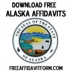 Free Alaska Affidavit form