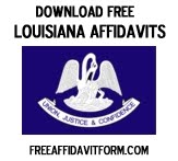 Free Louisiana Affidavit Form