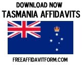 Free Tasmania Affidavit Forms