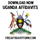 Free Uganda Affidavit Forms